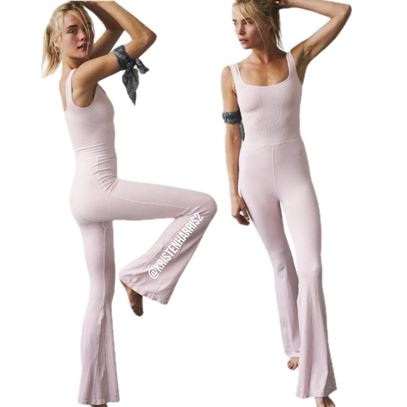 Free People Movement Good Karma Flare Onesie Size M/L NWOT - Picture 4 of 16